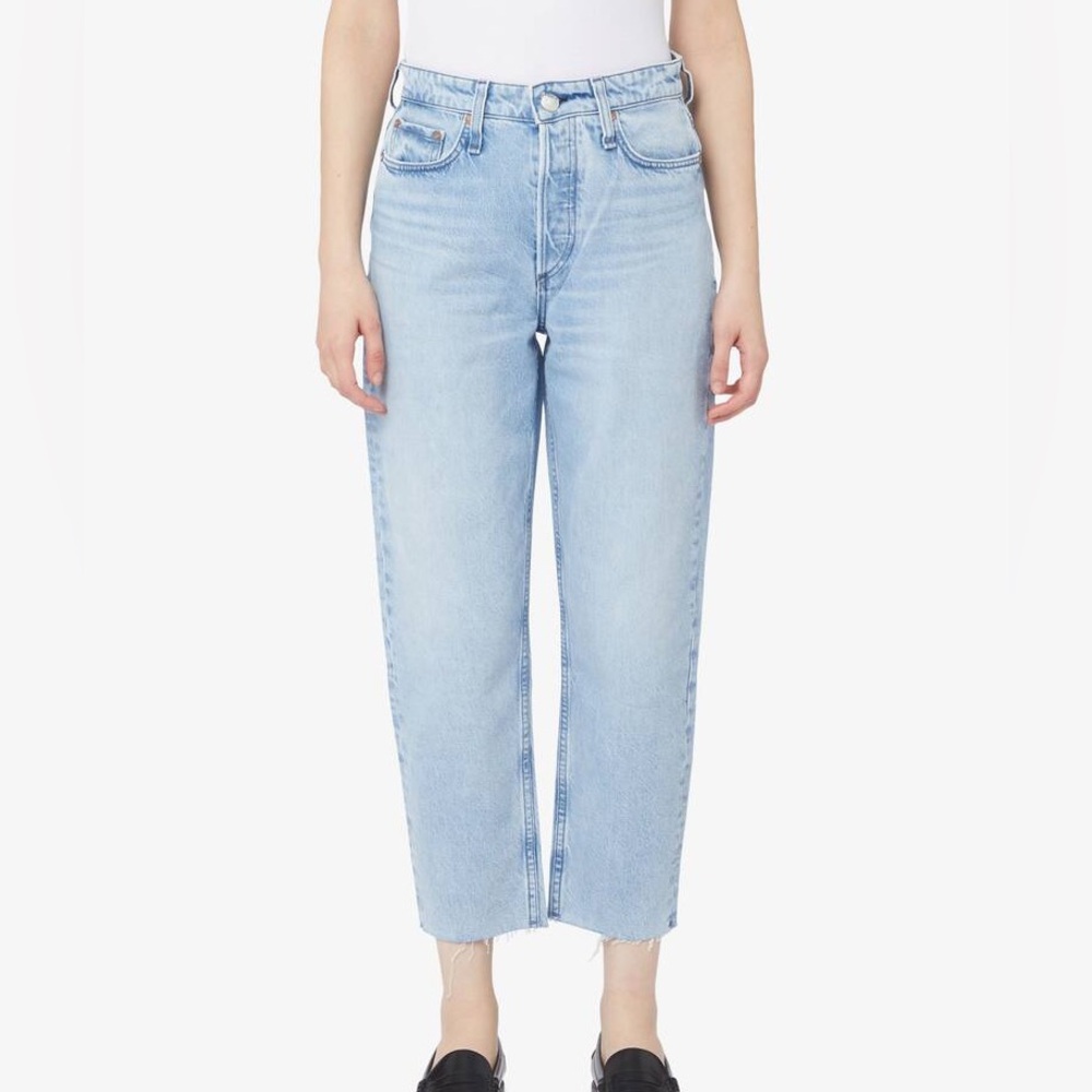 Rag & Bone Blue Alissa High Rise Barrel Jeans